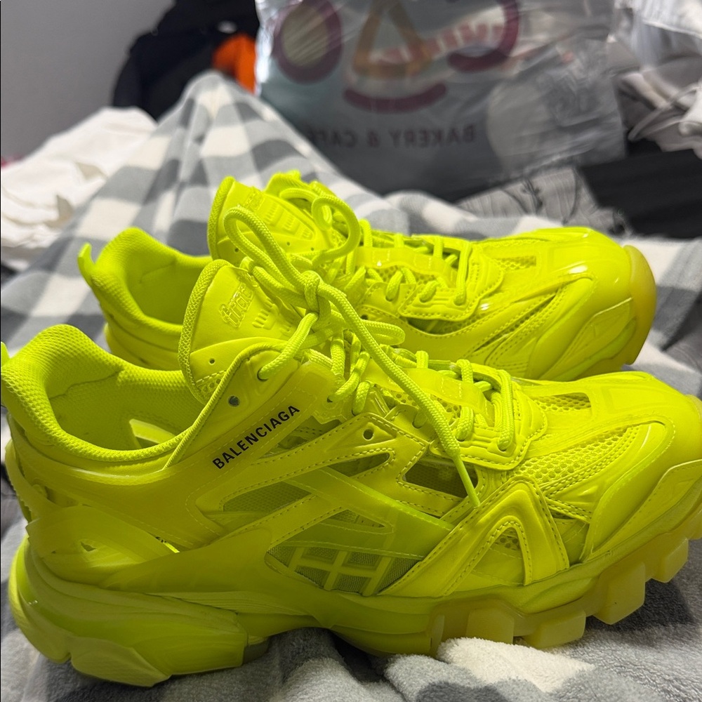 Balenciaga Adult Neon Yellow Sneakers